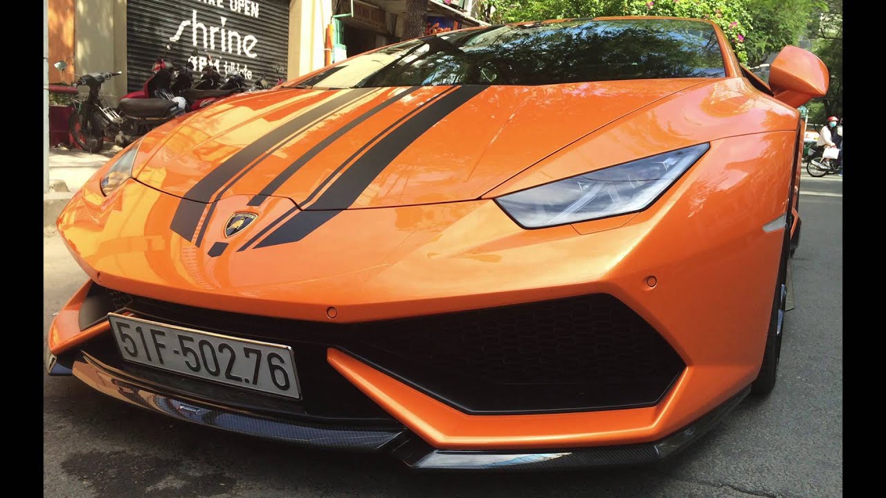 Lamborghini huracan capristo modified rear wing and front splitter