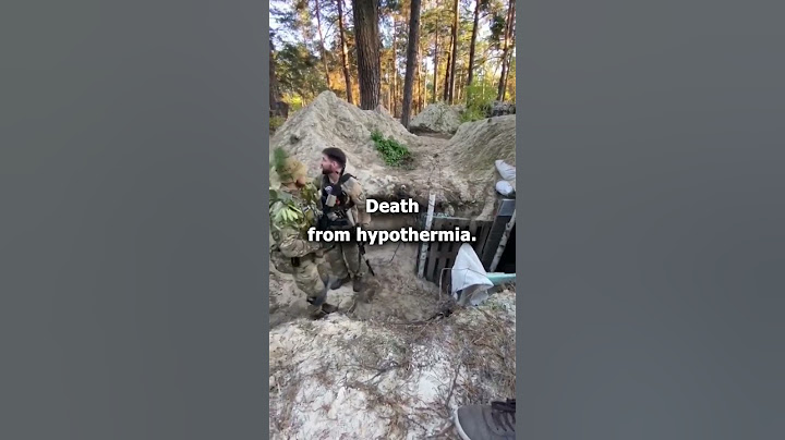 Russian soldiers are freezing