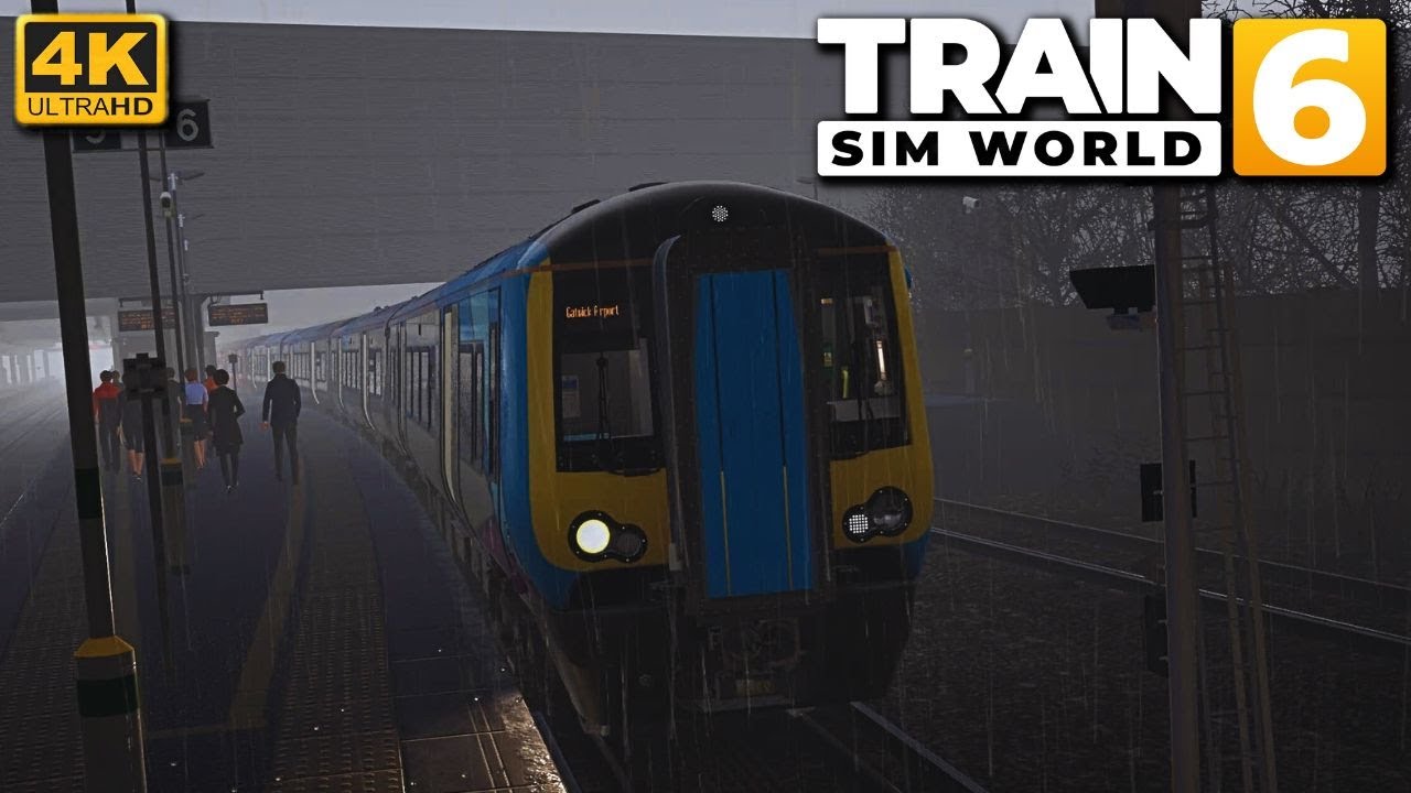 Train Sim World 6 PS5 Pro Gameplay - London Commuter  Class 387 - London Victoria to Gatwick Airport