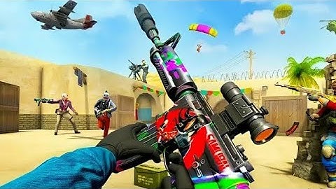 Fps Commando Gun Strike Ops 3D _ Fps Offline Game - Android  GamePlay.