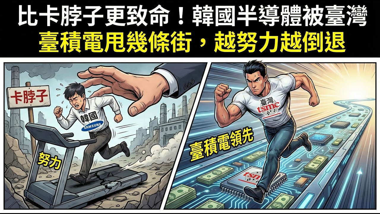 比被卡脖子更惨！韩国半导体的“错位困局”，为何越努力越倒退？
