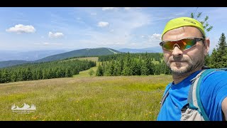 Črni vrh na Pohorju Velika Kopa Jezerski vrh Ribniško jezero julij 2021