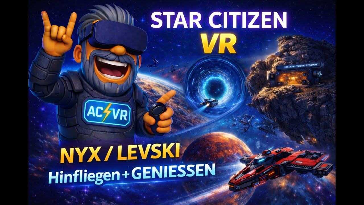 Star Citizen VR | Von Pyro nach Nyx – Levski erkunden | Grafikgenuss pur