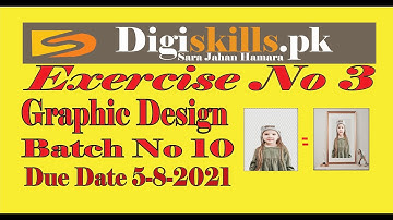 Digiskill Graphic Design Hand on Exercise 3 Batch 10 Solution | Graphic Design Exercise 3 Batch 10
