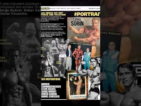 𝐋𝐢𝐨𝐧𝐞𝐥 𝐒𝐎𝐑𝐈𝐍 ,champion du monde de bodybuilding