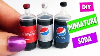 Diy | miniature cola - soda pop bottles- easy crafts for dolls my
previous can videos: realistic cans ...