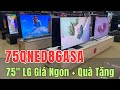 Tivi LG 75" Miniled Cao Cấp 120Hz 75QNED86ASA Tặng Thêm Loa Soundbar - Chân Ngắn TV