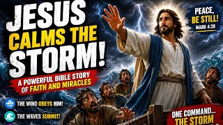Jesus Calms the Storm | A Powerful Bible Story of Faith and Miracles