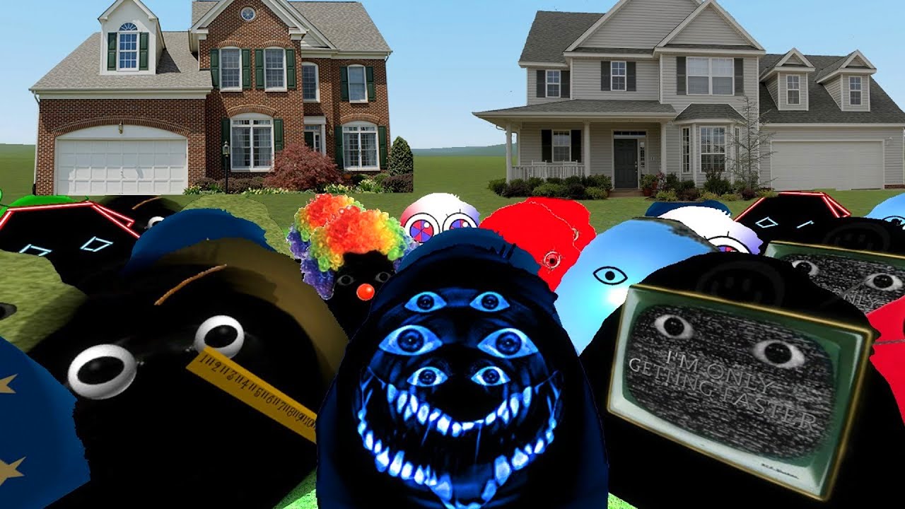 Разгневанная семья Мунчи против домов в Garry's Mod! (Парк 112)