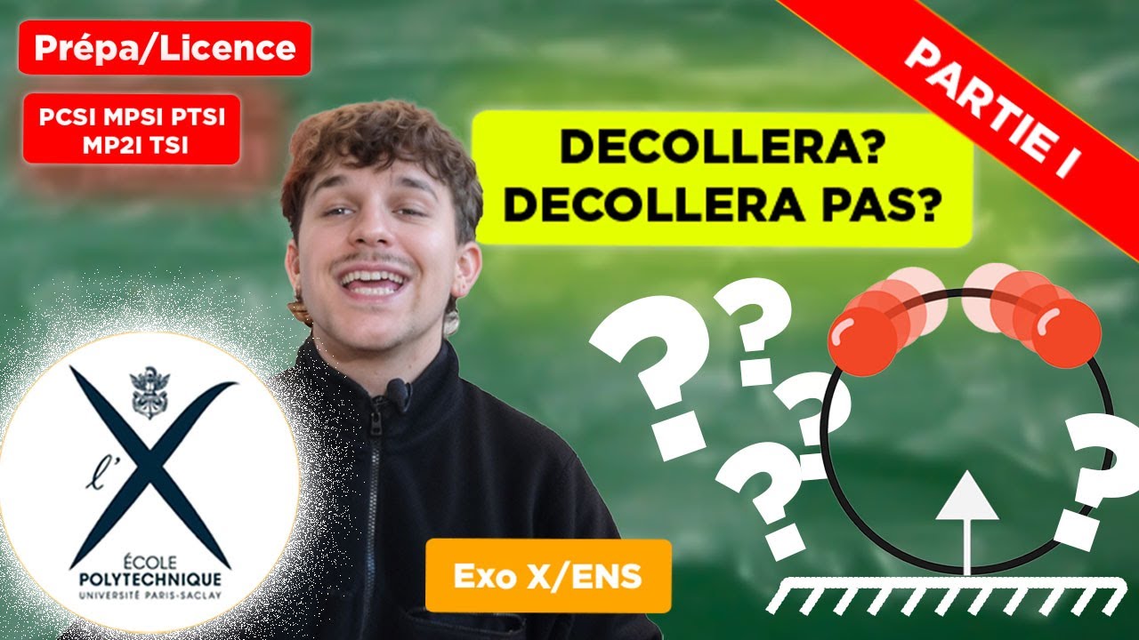 Condition de décollage d'un anneau [1/2] Exercice Oral polytechnique [PCSI/MPSI/PTSI/MP2I/TSI]