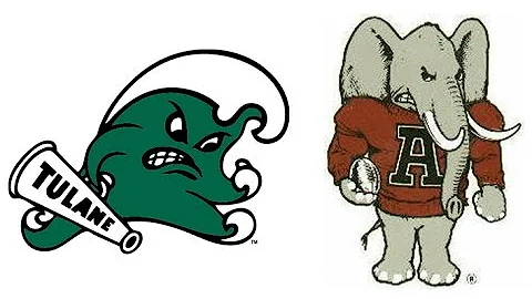 1961 Tulane at #4 Alabama (The Bear Bryant Show)