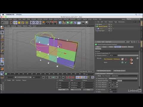 CINEMA 4D R18 Tutorial  025 Break objects into pieces