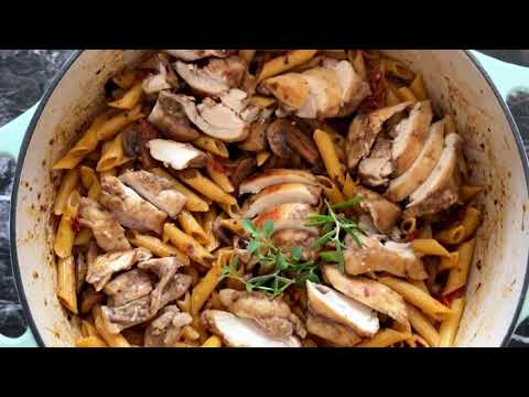 Mediterranean Diet One Pot Protein Chicken Pasta: A Dairy-Free Recipe