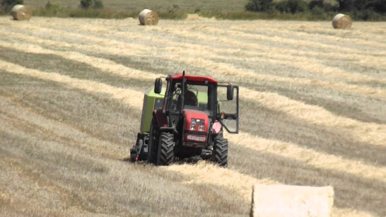 Bálázás MTZ + Claas Rollant 340