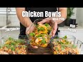 Chicken bowl meal prep  high protein low calorie