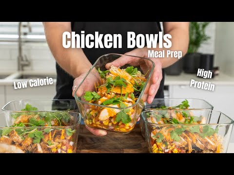 Chicken Bowl Meal Prep  High Protein Low Calorie