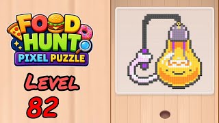 Food Hunt Pixel Puzzle Level 82 Walkthrough