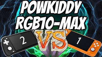 PowKiddy RGB10 MAX Version 1 VS Version 2 | Handheld Video Game Emulation Console | Which Is Better?