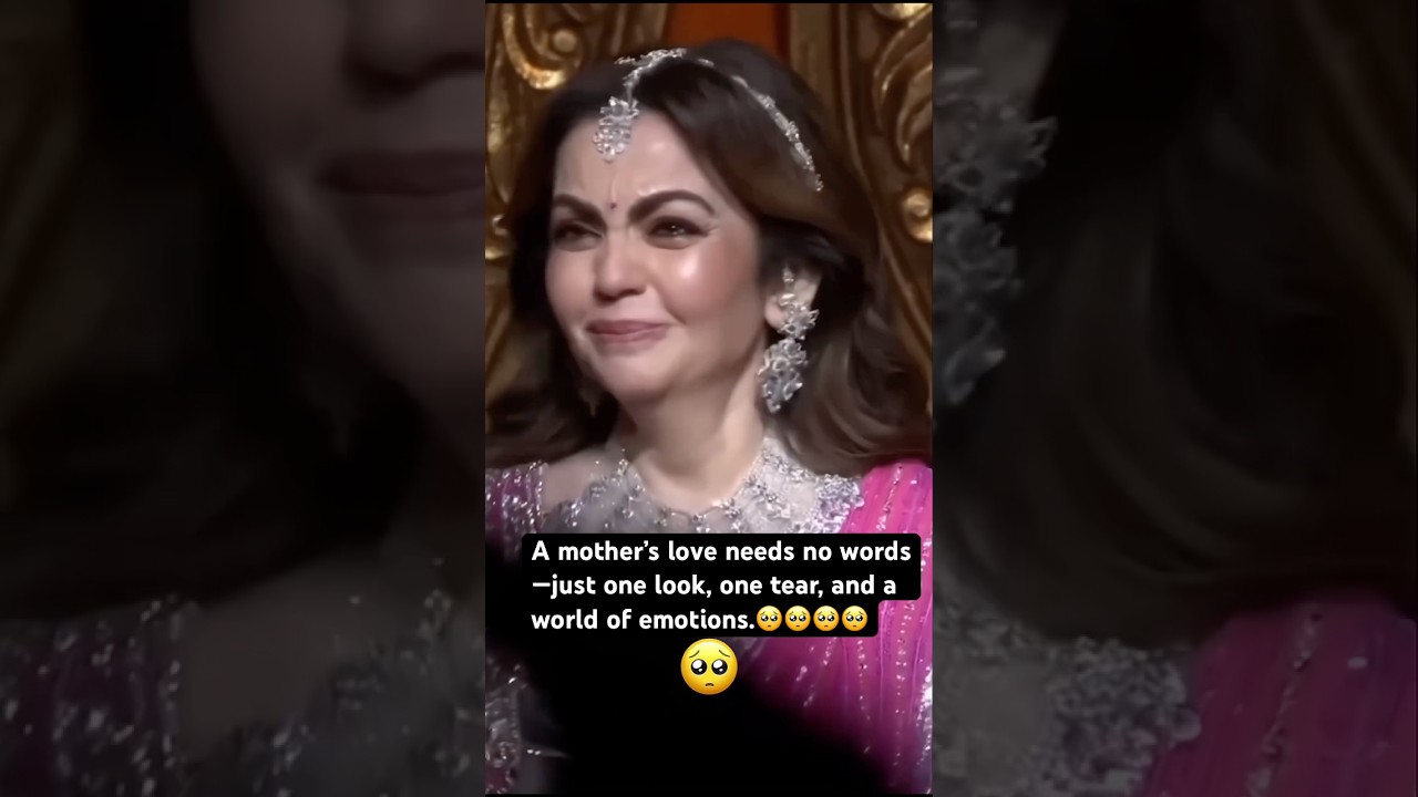 Nita Ambani Happy Tears at Anant’s Wedding A Mother’s Unspoken Love Tears of Joy,Heart of a Mother