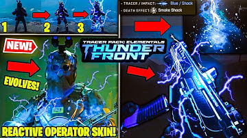 MW2 REACTIVE SKIN EFFECT ⚡ NEW Tracer Pack ELEMENTALS THUNDER FRONT BUNDLE (Mjollnir M13B MW2 Store)