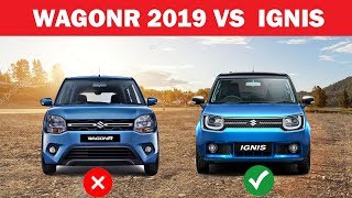 Comparison - Maruti WagonR 2019 vs Ignis delta model