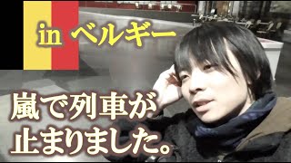 【絶望の大遅延】強風でオランダ行きの列車が止まりました【ヨーロッパ♯11】【ベルギー】(Gare de Bruxelles-Central→Station Amsterdam Centraal)