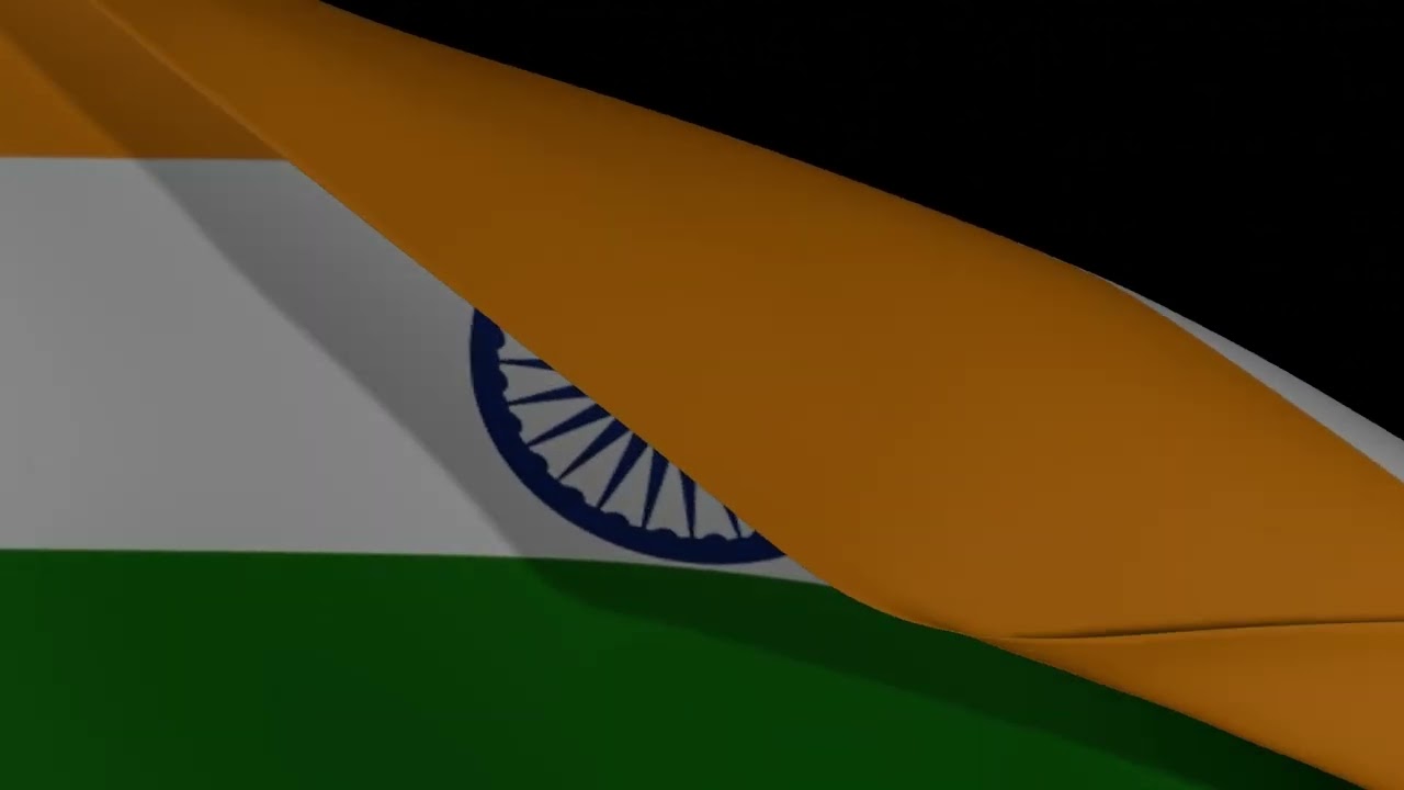 Waving Indian Flag Green Screen | Independence Day Stock Footage | 4K Free Background 