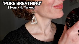ASMR Pure Deep Breathing for Sleep 😴 1 Hour No Talking (Anxiety Relief)