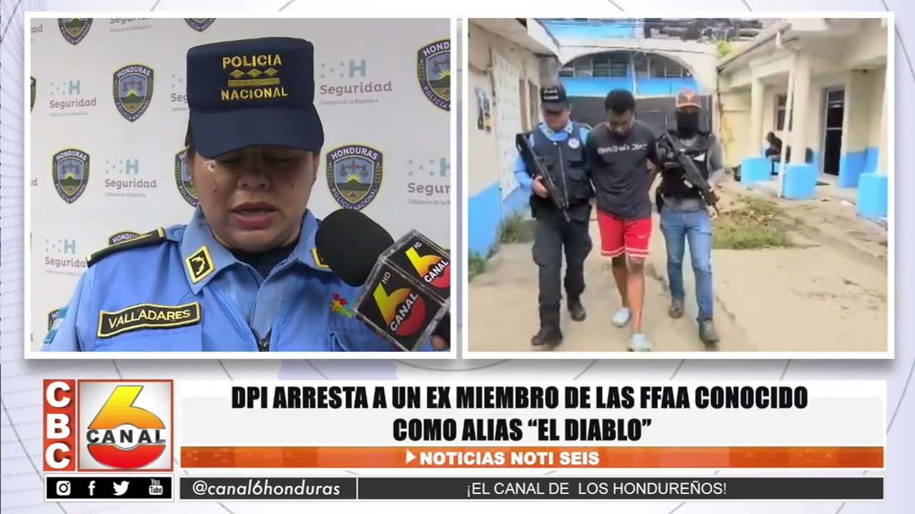 DPI arresta a un ex miembro de las FF.AA. conocido como alias El Diablo
