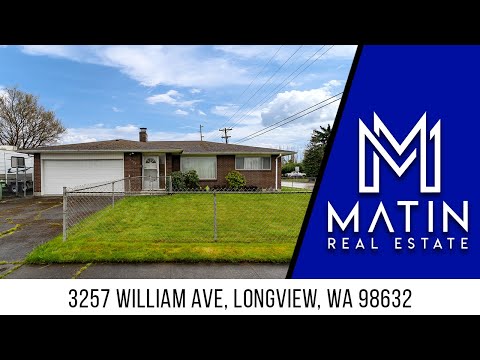 3257 William Ave, Longview, WA home video tour