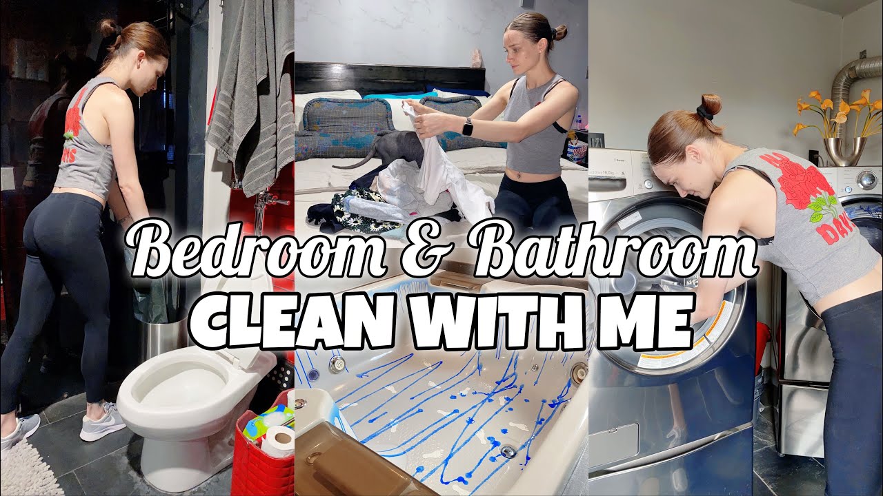 BEDROOM BATHROOM CLEANING MOTIVATION LAUNDRY MOTIVATION 2020 CLEAN WITH ME YouTube