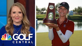 Stanford freshman Rachel Heck wins NCAA women's individual golf title | Golf Central | Golf Channel