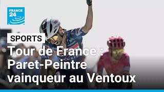Valentin Paret-Peintre signe la première victoire française du Tour de France au mont Ventoux