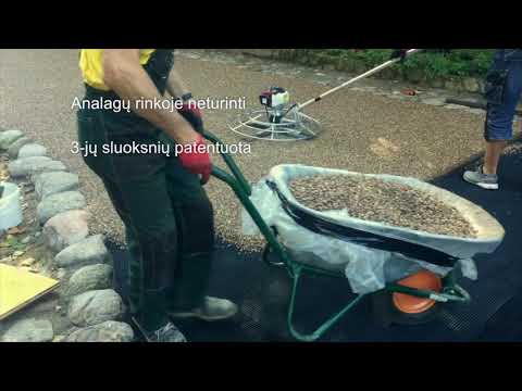 Video: Akmens kilimas: klojimo technologija, nuotr