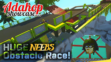 Scrap Mechanic - HUGE Neebs Obstacle Race!