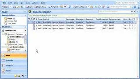 InfoPath 2007: Use e-mail forms to view data