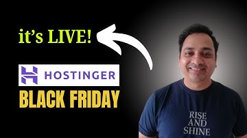 Hostinger Black Friday 2025 Deal – Up to 85% OFF + Extra 10% Coupon (Limited Time)