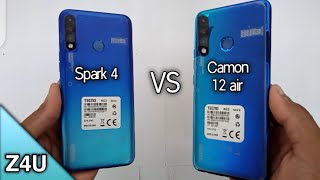 Tecno spark 4 vs Camon 12 air || Full Comparison ||