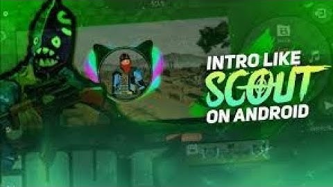 I try new intro like scout 🔥💪