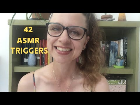 ASMR 42 Triggers for my 42nd Birthday!🎂😊 (Trigger Compilation, Tingle Test, Ramble Hangout)