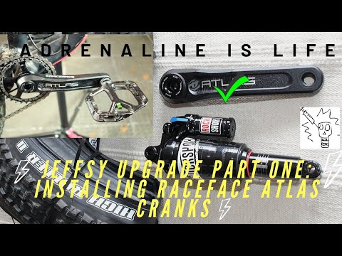 Race Face Atlas Cinch DH Crank Arms - blue