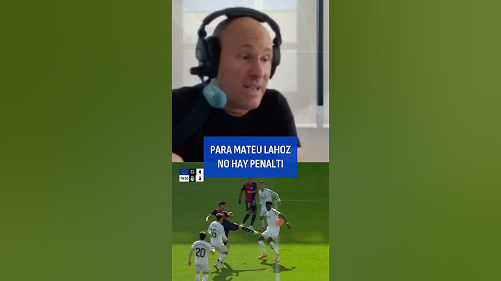 Mateu Lahoz no ve penalti en la mano de Tchouameni | FC Barcelona 5-3 Real Madrid