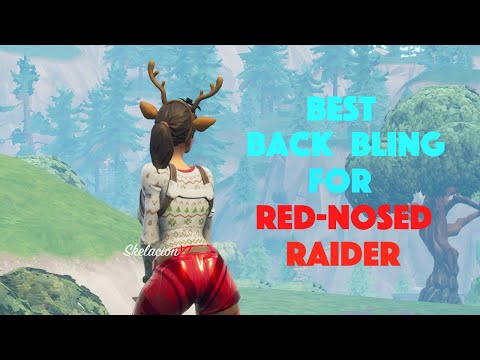 best back bling for red nosed raider fortnite - fortnite red nose raider thumbnail