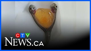 ‘Ultra-rare’ conjoined salmon fry found in Windsor