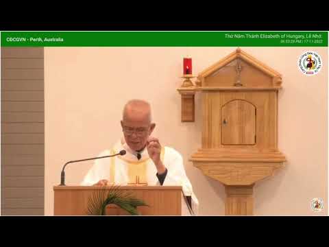 Video Bài giảng: LỄ THỨ NĂM XXXIII-TN, 17-11-22 - LM PHẠM... - youtube