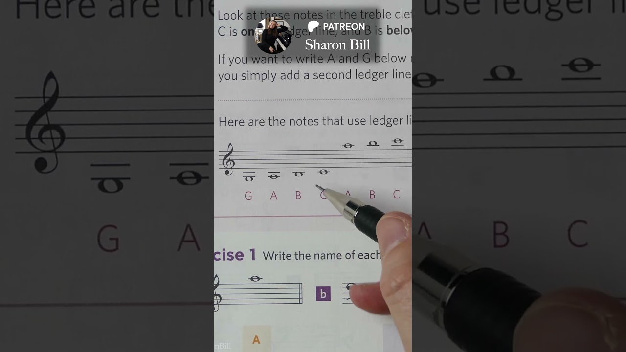Learn what ledger lines are!
