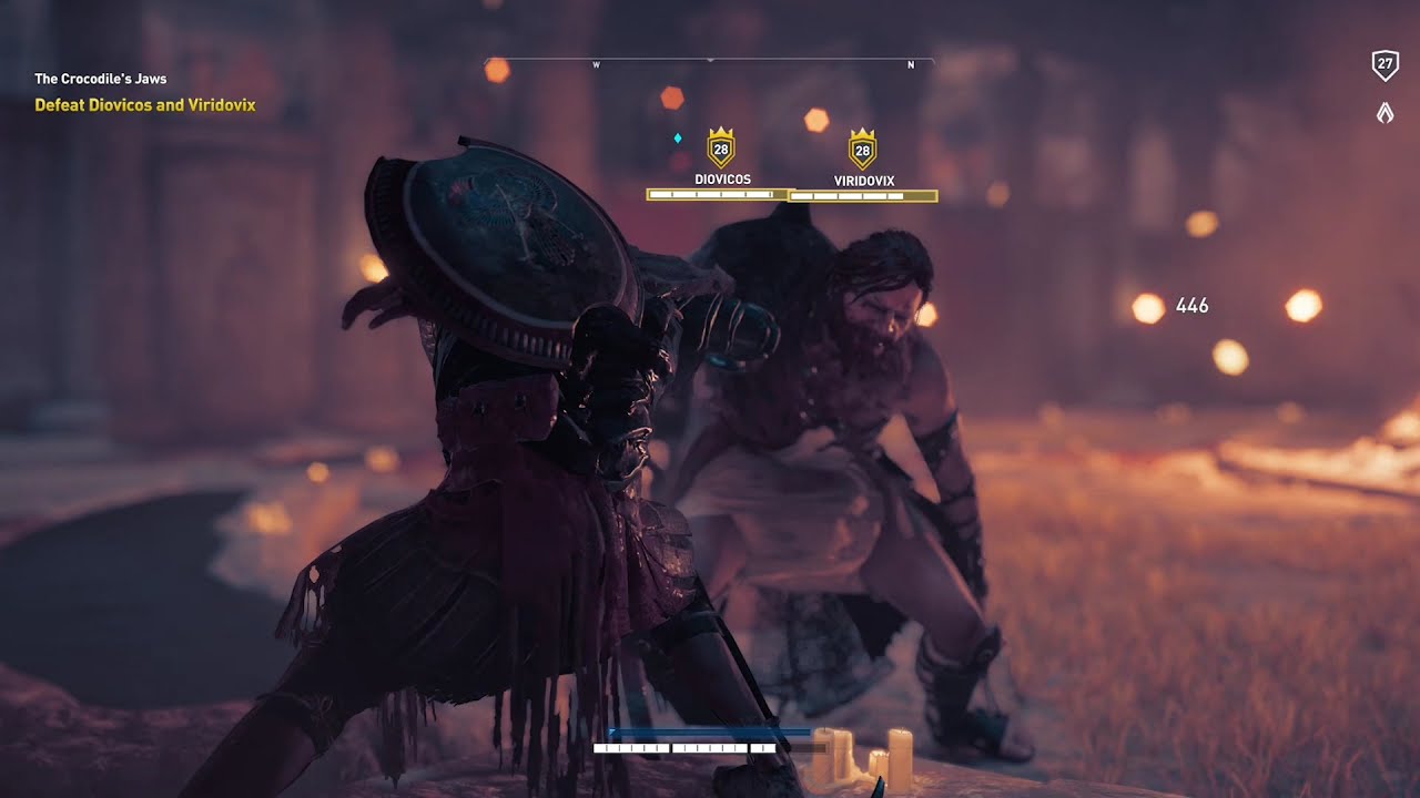 Assassin's Creed : Origins | Crocodile's Jaw | Follow Felix Martialis