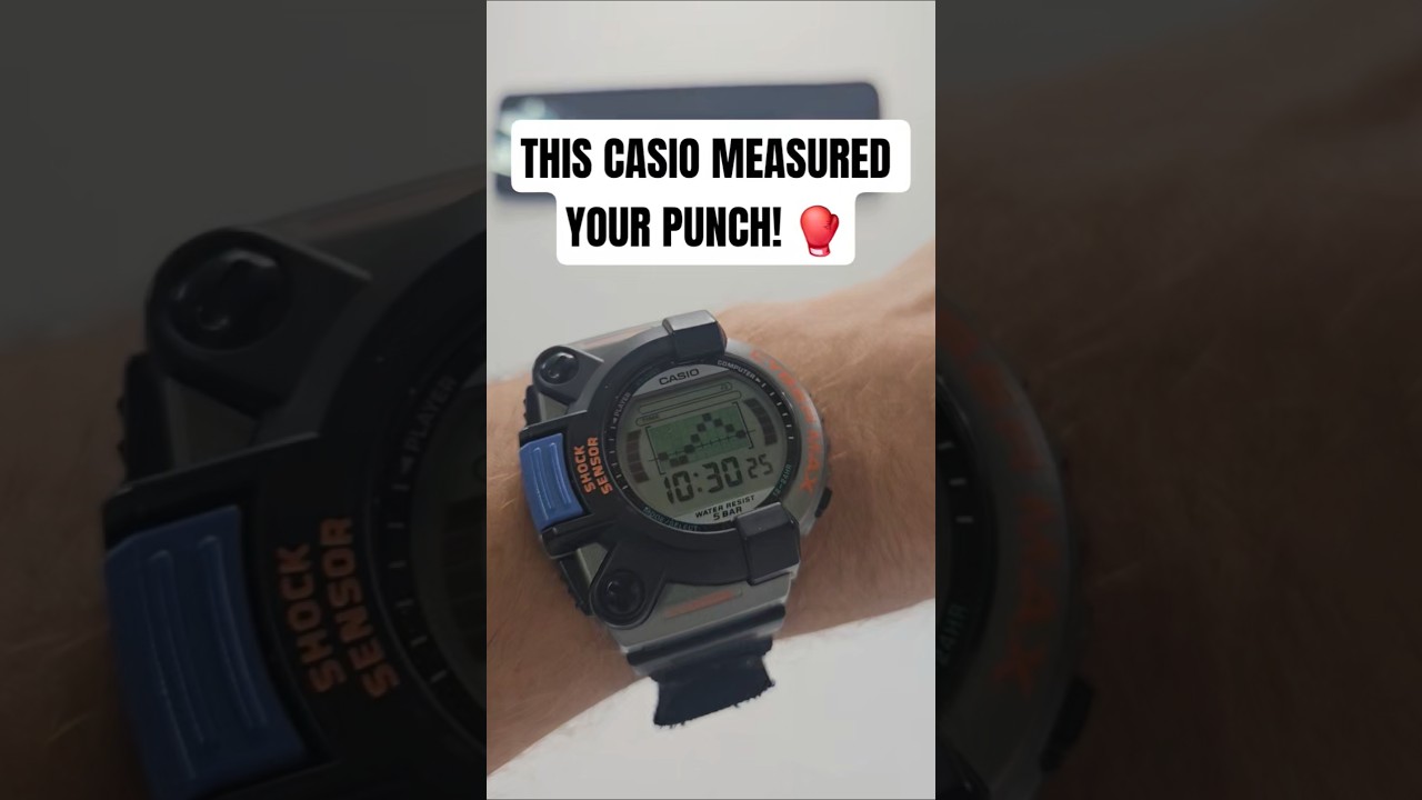 Casio Cybermax JG-300 (1996) | The Watch That Measured Your Punch