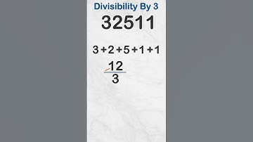 is number divisible by 3 | #shorts #short #divisibility