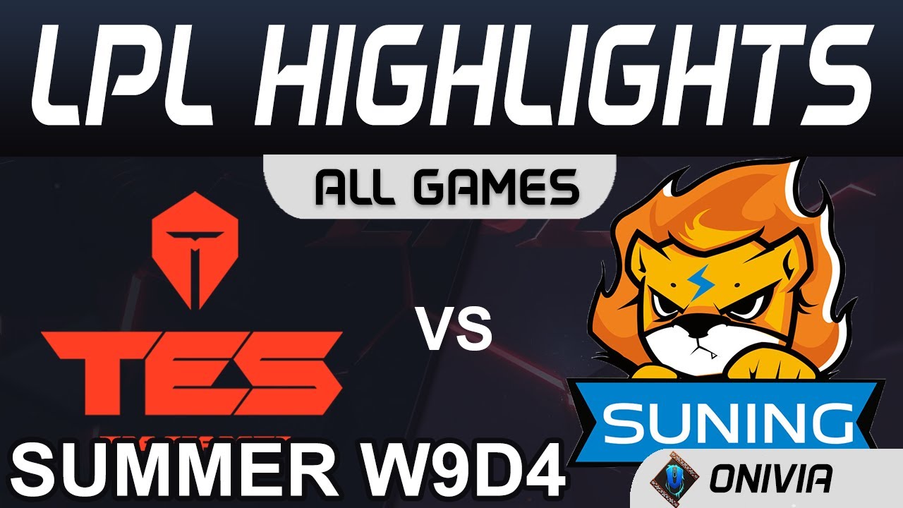 TES vs SN Highlights ALL GAMES LPL Summer Season 2020 W9D4 Top Esports vs Suning by Onivia